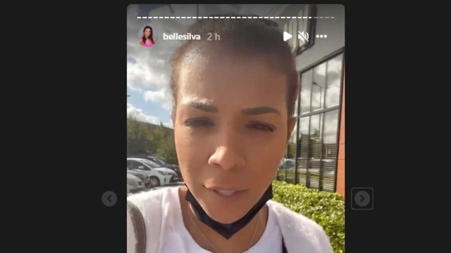 Belle Silva, mulher de Thiago Silva, contou que foi barrada em restaurante na França - Reprodução/Instagram