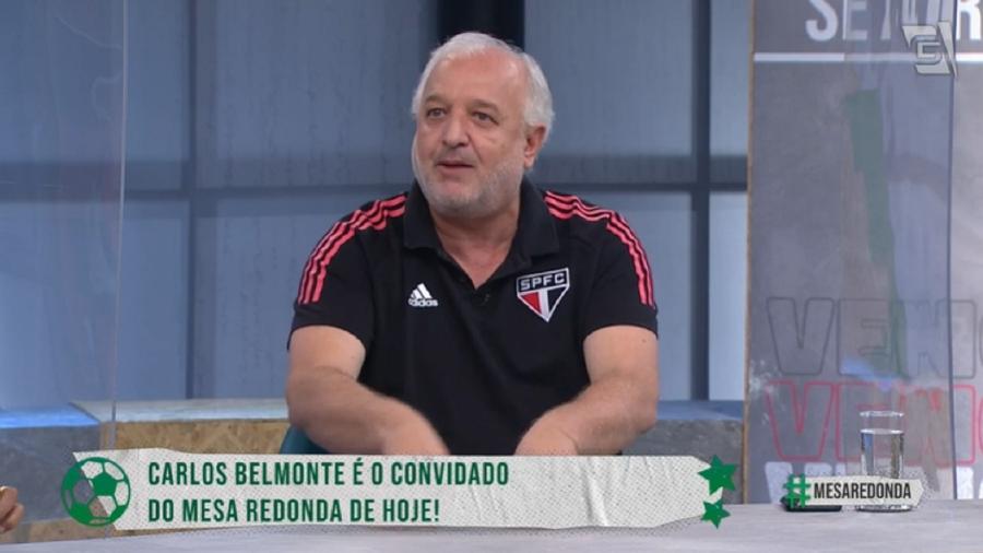 Carlos Belmonte, diretor de futebol do São Paulo, no Mesa Redonda - Reprodução/TV Gazeta