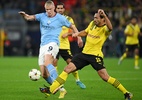 Haaland distribuiu presentes a funcionários do Dortmund após jogo com City - Matthias Hangst/Getty Images