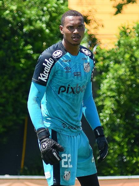 John durante treino do Santos nesta pré-temporada. - Jota Erre/Photo Premium