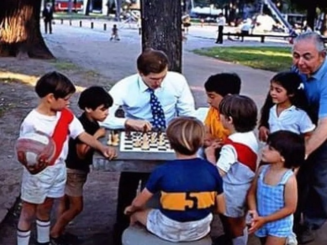 O gênio do xadrez Bobby Fischer