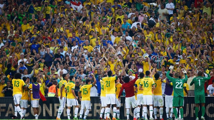 Última vez que a seleção brasileira principal atuou no Maracanã foi em junho de 2013, na conquista da Copa das Confederações - REUTERS/Kai Pfaffenbach