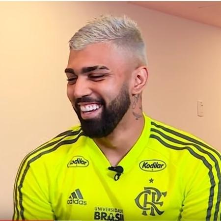 Gabigol em entrevista para o Esporte Interativo - Reprodução/Esporte Interativo