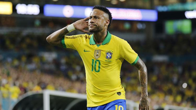 Neymar amistoso - Michael Reaves/Getty Images/AFP - Michael Reaves/Getty Images/AFP