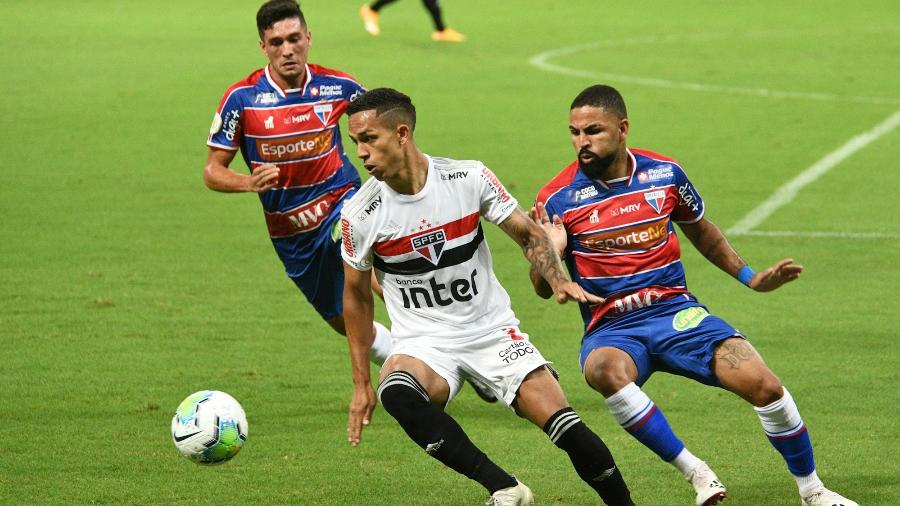 Fortaleza e São Paulo se enfrentaram no último sábado (14), na Arena Castelão - Kely Pereira/AGIF