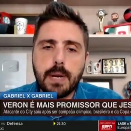 Nicola diz que Palmeiras deve mirar valores de Vini Jr e Rodrygo em futura negociação de Verón - Reprodução/ESPN