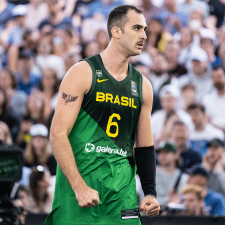 Leo Branquinho, da seleção de basquete 3x3