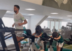 Em recuperação de lesão, Luan faz atividade na Academia de Futebol em dia de folga do Palmeiras - @luangarciaa no Instagram