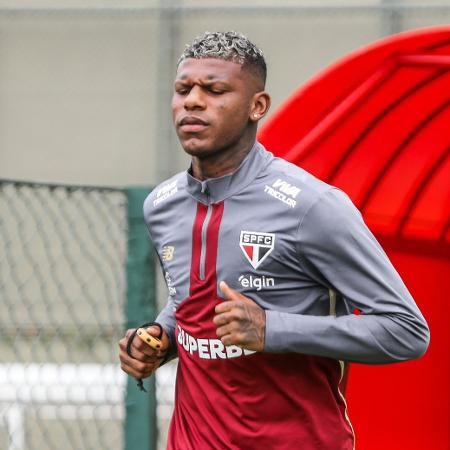 Arboleda treina no CT do São Paulo - Fellipe Lucena/São Paulo Futebol Clube
