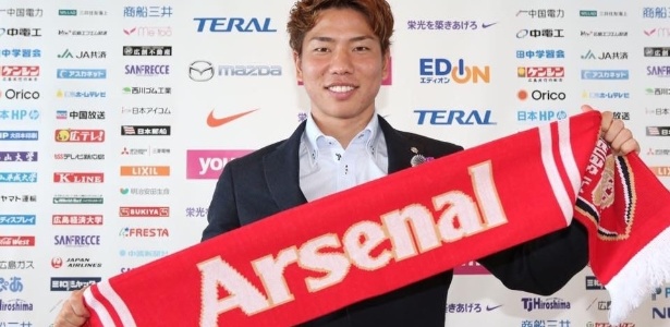 Arsenal oficializa contratação de Asano - Reprodução/Internet