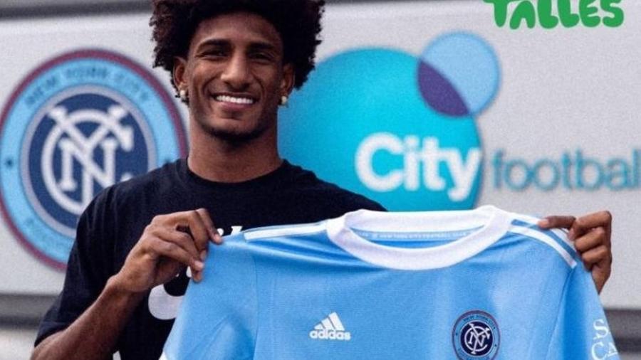 Vasco vendeu Talles Magno por, pelo menos, R$ 43 milhões. Negócio, porém, pode chegar a cerca de R$ 63 milhões - Divulgação / New York City FC