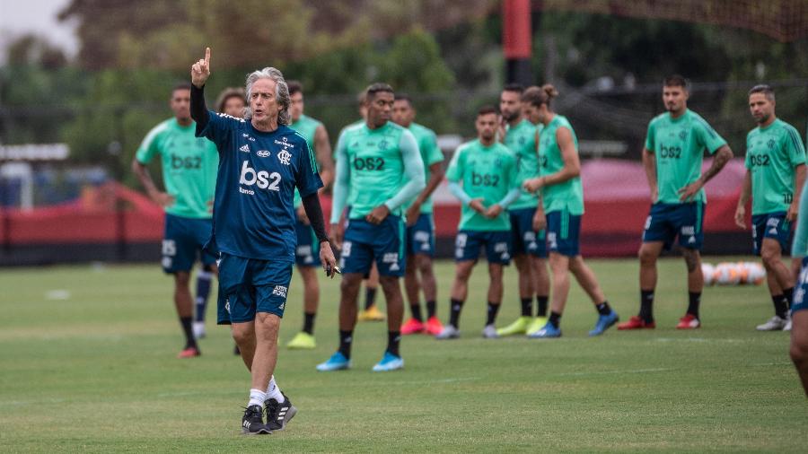 Jorge Jesus está em fim de contrato com o Benficar - Alexandre Vidal/Flamengo