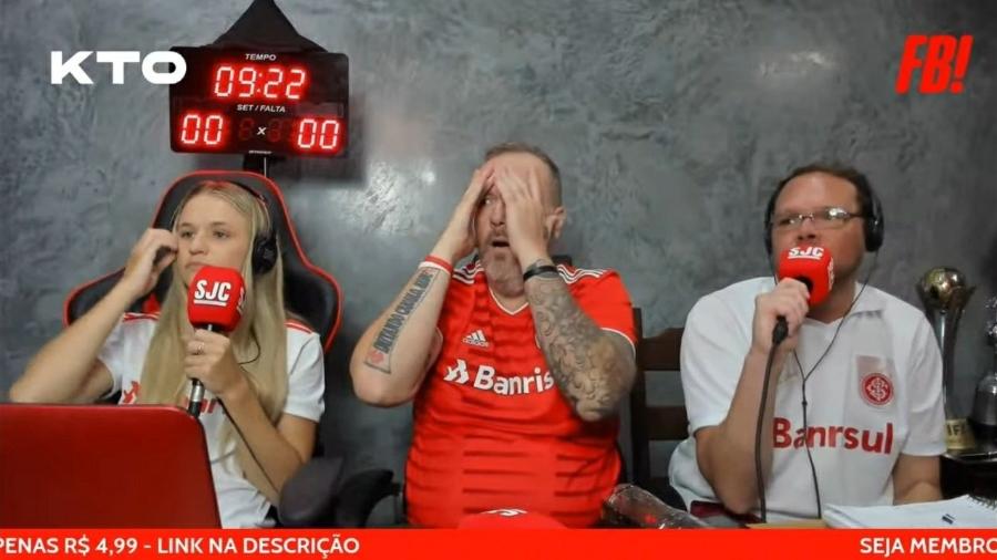 Rádio web do Inter reage após gols do Globo-RN na Copa do Brasil - Reprodução/Youtube
