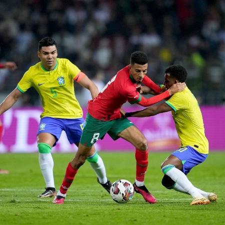 Marrocos venceu o Brasil por 2 a 1 em amistoso disputado em Tânger - Alex Caparros/Getty