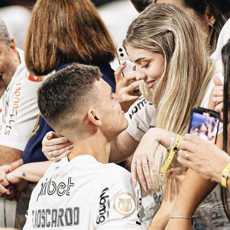 Gabriel Moscardo e Júlia Silvestre, sua namorada