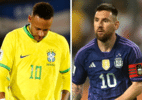 Neymar vive pesadelo enquanto Messi brilha e se diverte pela seleção - Andres Cuenca/Sebastian Castaneda/Reuters