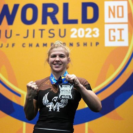 Miranda Maverick conquistou o vice-campeonato no mundial de jiu-jitsu