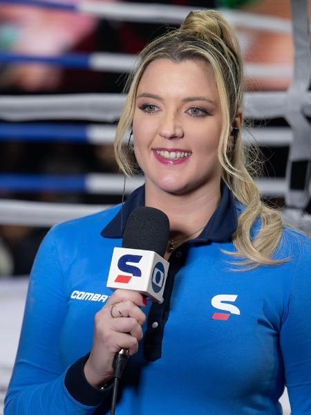 Jornalista Ana Hissa, comentarista de lutas da Globo, atua no sportv e no canal Combate Jornalista Ana Hissa, comentarista de lutas da Globo, atua no sportv e no canal Combate