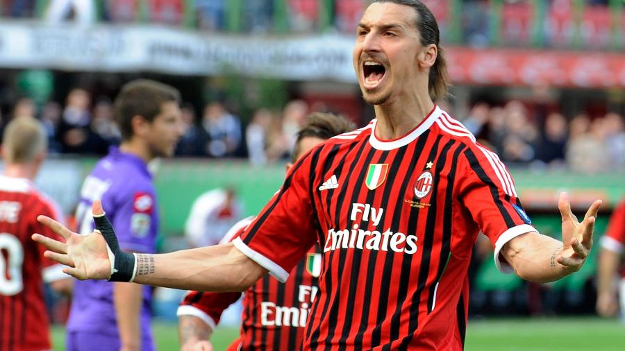 Ibrahimovic, durante sua primeira passagem pelo Milan - Claudio Villa/Getty Images 