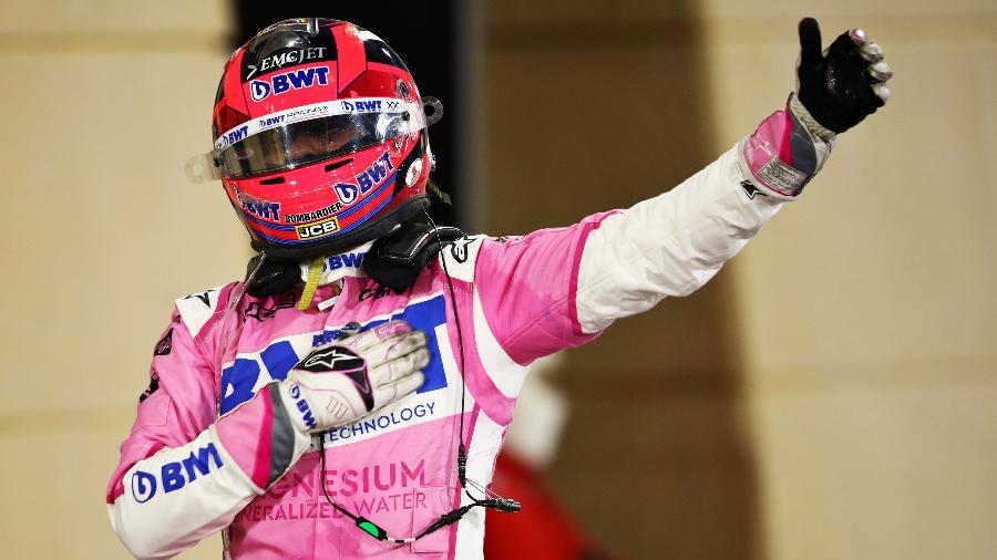 Sergio Pérez comemora vitória no GP de Sakhir - Divulgação/Formula 1