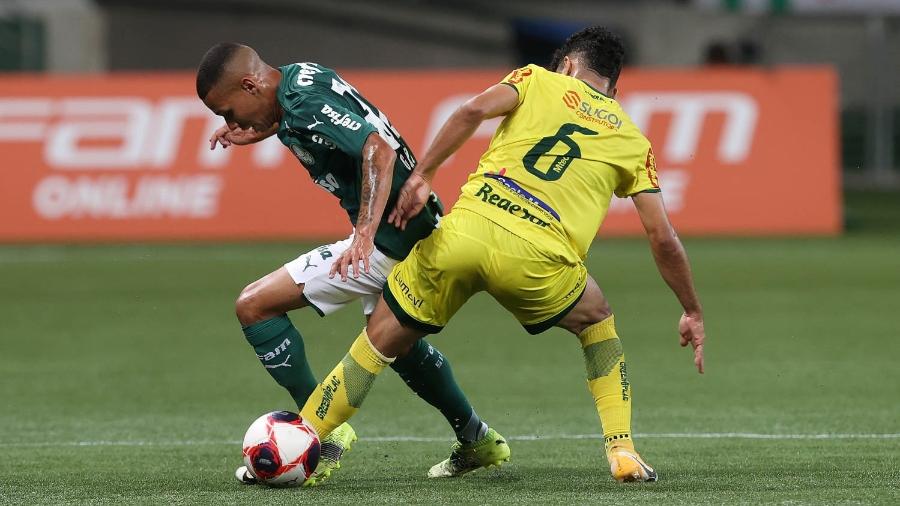 Lance do jogo entre Palmeiras e Mirassol, em partida válida pelo Campeonato Paulista - Cesar Greco/Palmeiras