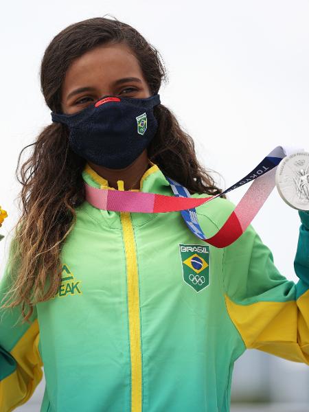 Rayssa Leal faturou a medalha de prata nos Jogos Olímpicos Tóquio 2020 - Getty Images