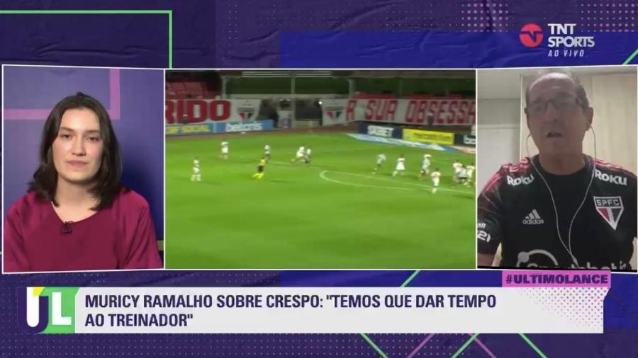 Muricy Ramalho analisa situação do São Paulo durante o "Último Lance" da TNT Sports - Transmissão