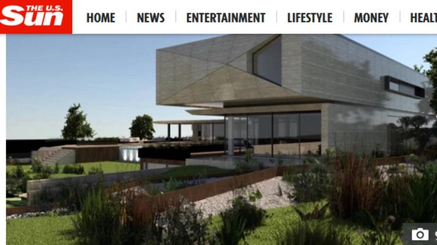 Cristiano Ronaldo gasta fortuna para construção de mansão em Portugal - Reprodução/The Sun