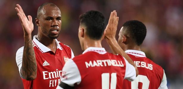 Os três 'Gabriéis' do Arsenal: Gabriel Magalhães, Gabriel Martinelli e Gabriel Jesus