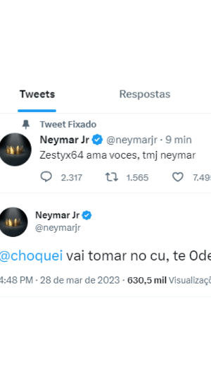 Twitter de Neymar é hackeado e gera memes; veja os melhores