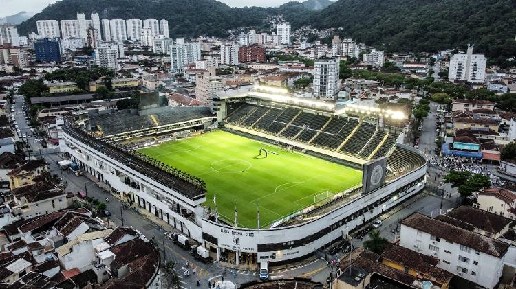 Vista geral da Vila Belmiro