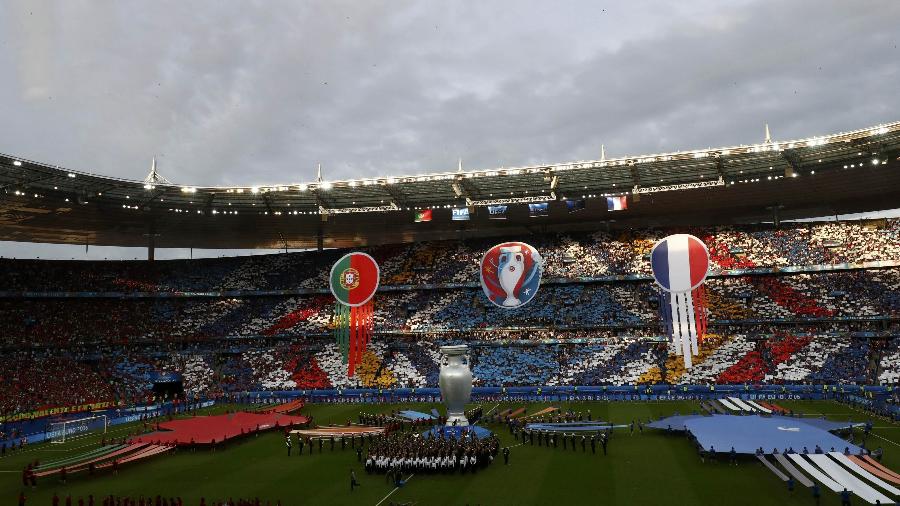 Vista geral do Stade de France antes de França e Portugal se enfrentarem na final da Eurocopa 2016 - Christian Hartmann/Reuters