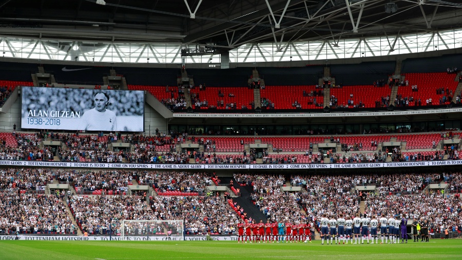 Partida entre Tottenham e Fulham, no Wembley, pelo Campeonato Inglês - Reuters/Andrew Couldridge