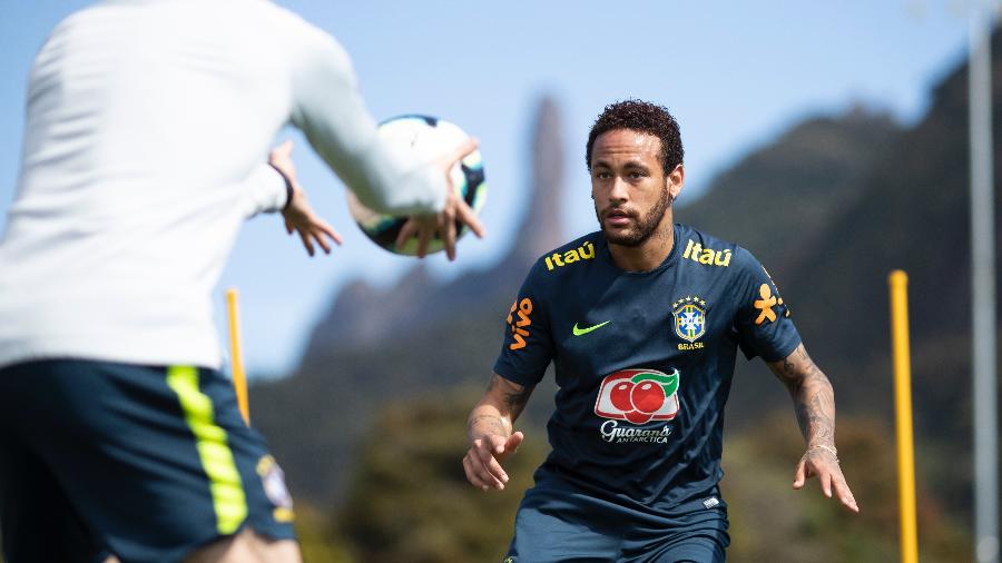 Neymar é um dos 23 convocados da seleção brasileira para a disputa da Copa América - Lucas Figueiredo/CBF