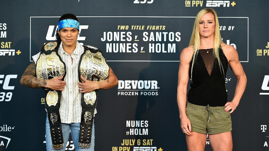 Amanda Nunes e Holly Holm vão se enfrentar no UFC 239 - Chris Unger/Zuffa LLC/Getty Images