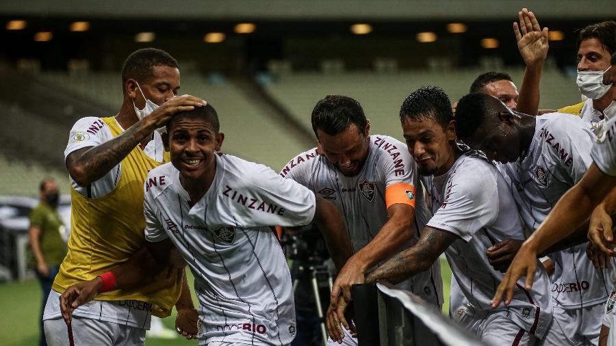 Fluminense venceu o Ceará com brilho de Xerém no Brasileirão e segue na briga por vaga na fase de grupos da Libertadores - Lucas Mercon