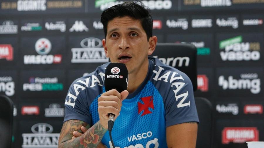 Cano, atacante do Vasco, em entrevista coletiva - Rafael Ribeiro/Vasco.com.br