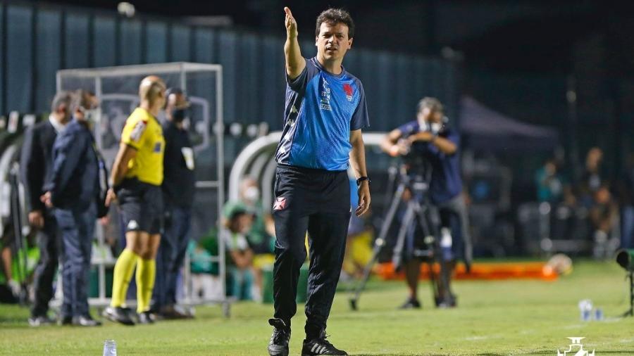 Técnico Fernando Diniz admitiu que Nenê fez bastante falta ao Vasco na derrota para o CSA - Rafael Ribeiro / Vasco