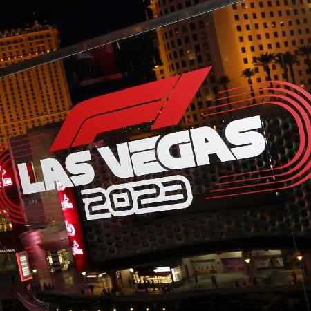 Peça publicitária do GP de Las Vegas, que entrará no calendário da F1 em 2023