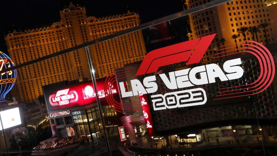 Peça publicitária do GP de Las Vegas, que entrará no calendário da F1 em 2023 - Las Vegas Grand Prix/Twitter