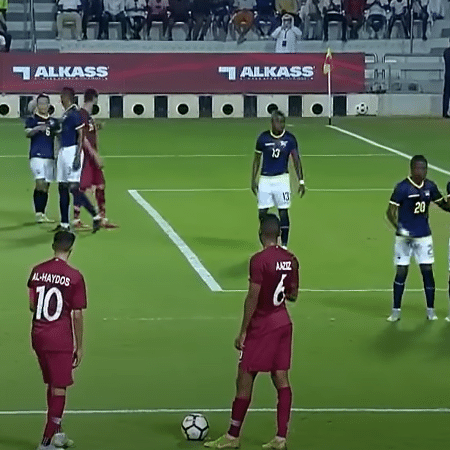 Partida entre Qatar x Equador em 2018 - Reprodução/Youtube