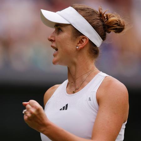 Elina Svitolina nas quartas de final de Wimbledon em 2023