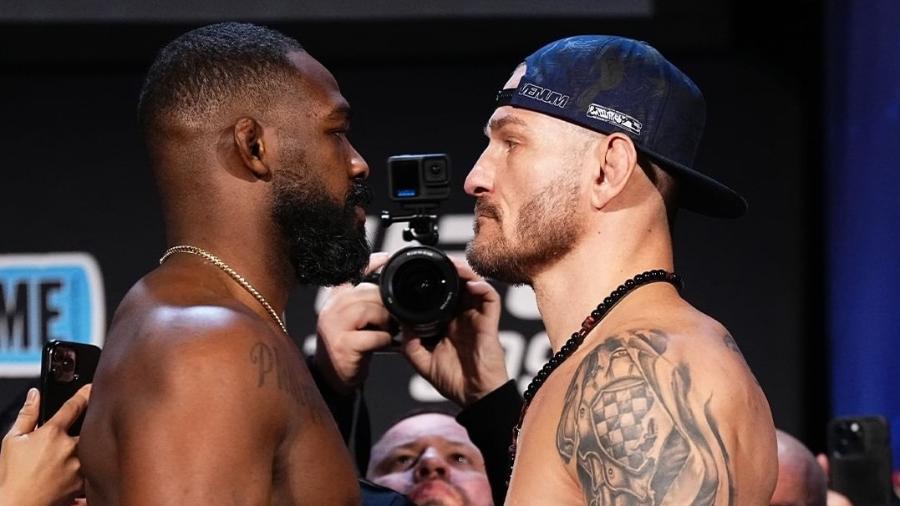 Jon Jones e Stipe Miocic se enfrentam no UFC 309