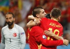 Com dois de Morata, Espanha domina Turquia e garante vaga nas oitavas - Yves Herman/Reuters