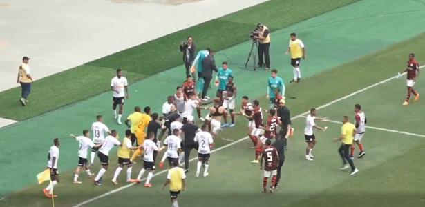 Flamengo x Corinthians no ES | Semi do Brasileiro Sub-20 termina em pancadaria