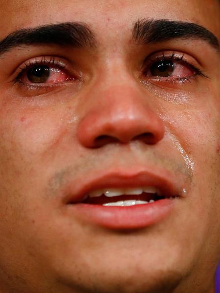 Reinier chora durante apresentação ao Real Madrid - Juan Medina/Reuters