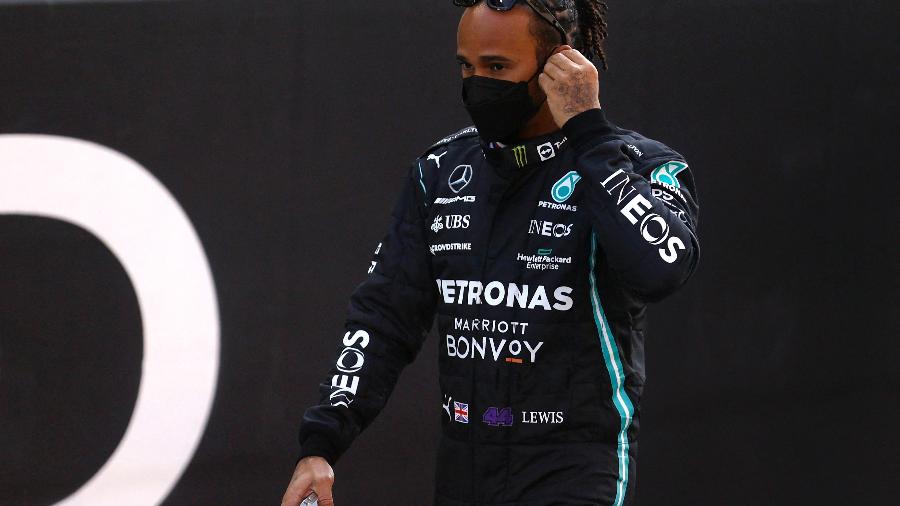 Lewis Hamilton antes do GP de Abu Dahabi - REUTERS/Hamad I Mohammed