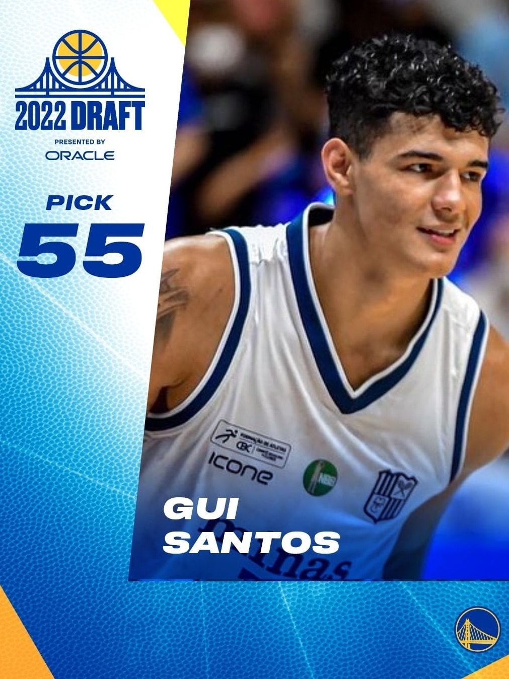 Warriors PR on X: Warriors select Patrick Baldwin Jr. and Gui Santos in 2022  NBA Draft, presented by Oracle:  / X