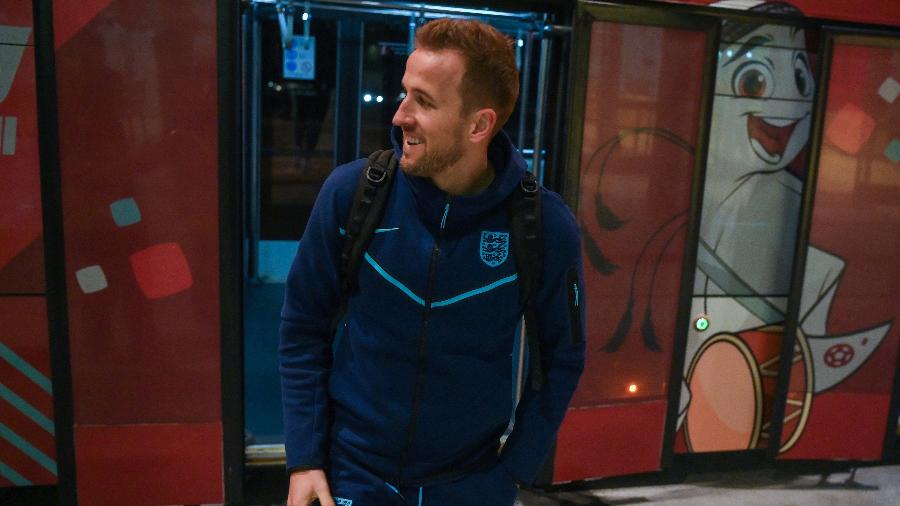 Seleção da Inglaterra, de Harry Kane, vai estrear na Copa do Mundo hoje - Reprodução/Twitter Fifa