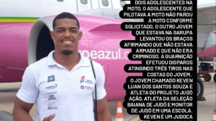 Mãe de Keven critica ação da polícia após o filho ser baleado na Bahia